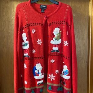 Studio Santa cardigan 2X